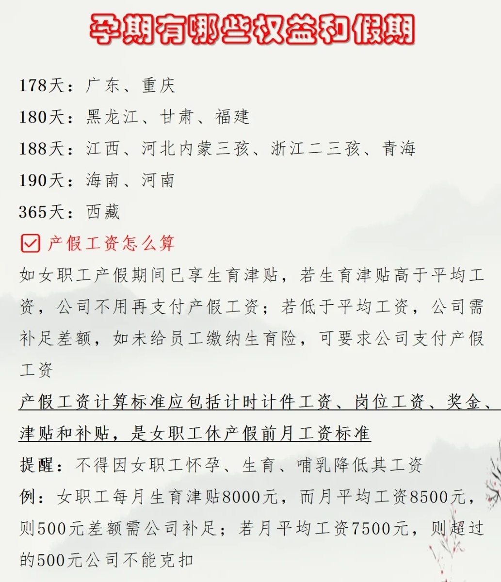 最新规定产假天数揭晓，究竟有多少天产假？